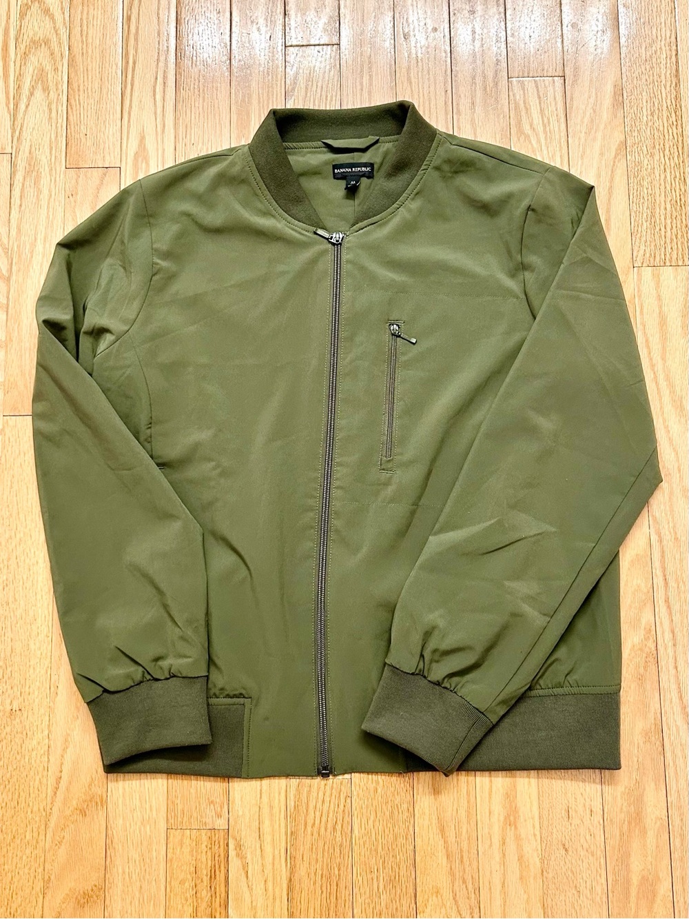 Banana Republic Olive Bomber Jacket